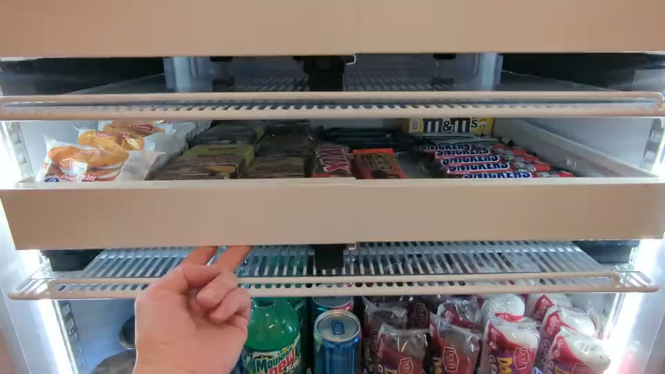 AI-monitored smart cooler drawers with fresh product