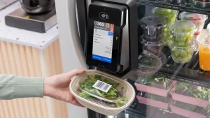 office micro markets in Denver | self-checkout kiosk | healthy vending | On Point Amenities